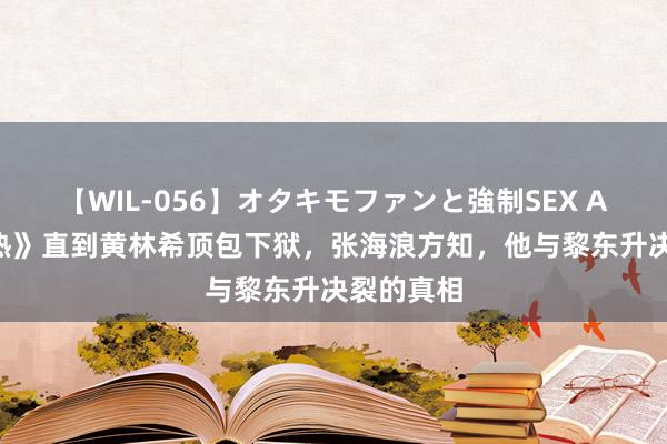 【WIL-056】オタキモファンと強制SEX AYA 《赤热》直到黄林希顶包下狱，张海浪方知，他与黎东升决裂的真相