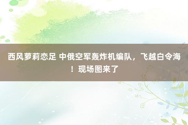 西风萝莉恋足 中俄空军轰炸机编队，飞越白令海！现场图来了