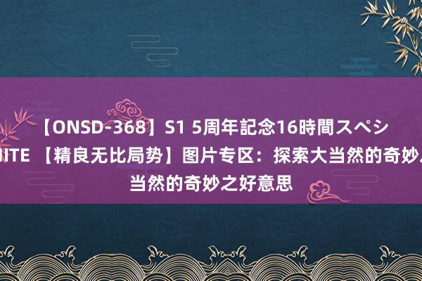 【ONSD-368】S1 5周年記念16時間スペシャル WHITE 【精良无比局势】图片专区：探索大当然的奇妙之好意思