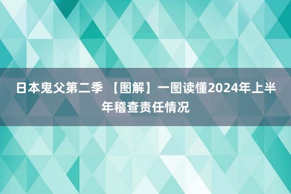 日本鬼父第二季 【图解】一图读懂2024年上半年稽查责任情况