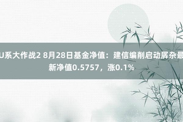 U系大作战2 8月28日基金净值：建信编削启动羼杂最新净值0.5757，涨0.1%